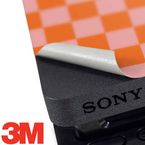 Orange Checkered PS4 Slim Bundle Skin