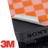 Orange Checkered PS4 Slim Skin