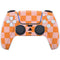 Orange Checkered PS5 Controller Skin