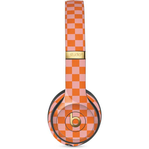 Orange Checkered Studio Wireless 3 Skin