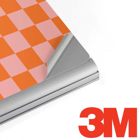 Orange Checkered Surface Book 2 13.5in Skin