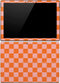 Orange Checkered Surface Pro (2017) Skin