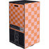 Orange Checkered Xbox Series X Console Skin