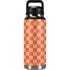 Orange Checkered YETI Rambler 36oz Bottle Skin