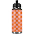Orange Checkered YETI Rambler 36oz Bottle Skin