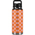 Orange Checkered YETI Rambler 36oz Bottle Skin