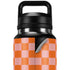 Orange Checkered YETI Rambler 36oz Bottle Skin