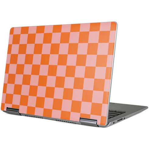 Orange Checkered Yoga 710 14in Skin