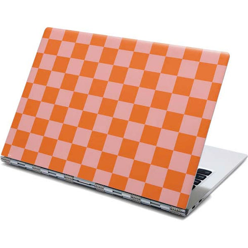 Orange Checkered Yoga 910 2-in-1 14in Touch-Screen Skin