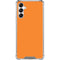 Orange Solid Galaxy A14 5G Clear Case