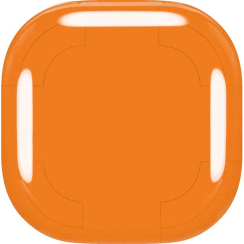 Orange Solid Galaxy Buds Live Skin