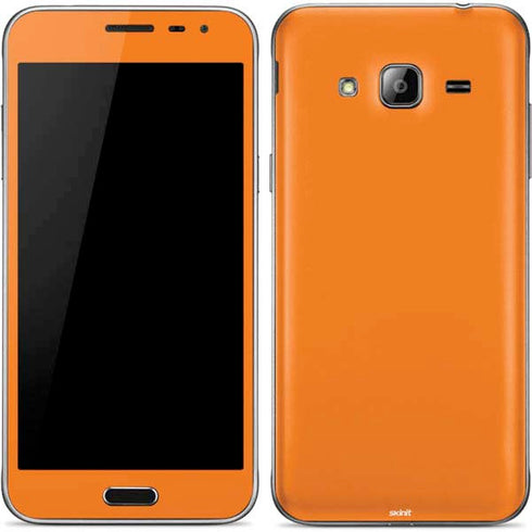 Orange Solid Galaxy J3 Skin