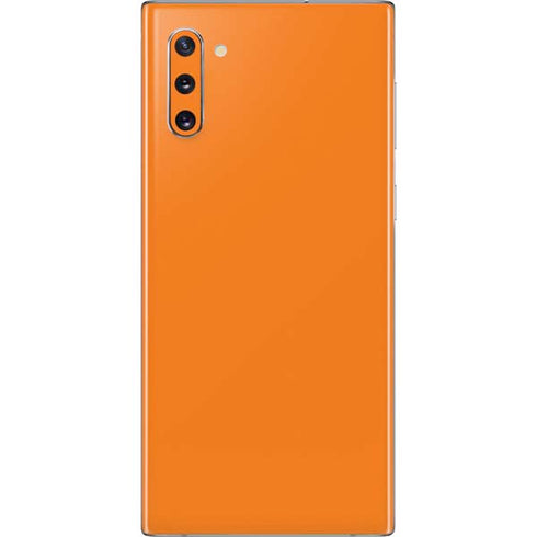 Orange Solid Galaxy Note 10 Skin