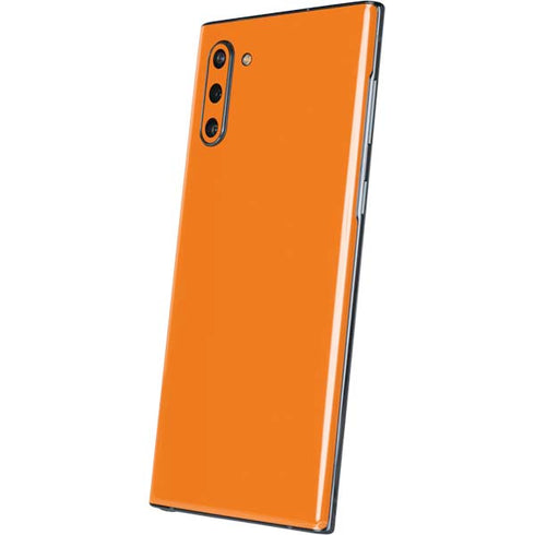 Orange Solid Galaxy Note 10 Skin