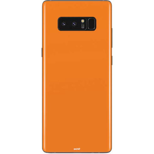 Orange Solid Galaxy Note 8 Skin