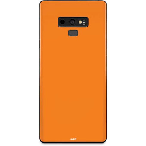 Orange Solid Galaxy Note 9 Skin