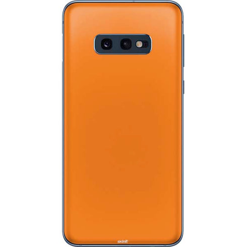 Orange Solid Galaxy S10e Skin