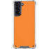 Orange Solid Galaxy S21 5G Clear Case