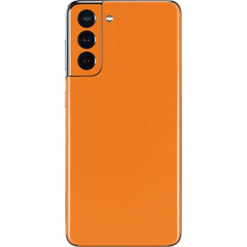Orange Solid Galaxy S21 5G Skin