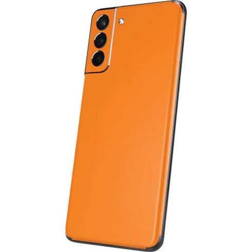 Orange Solid Galaxy S21 5G Skin