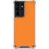 Orange Solid Galaxy S21 Ultra 5G Clear Case