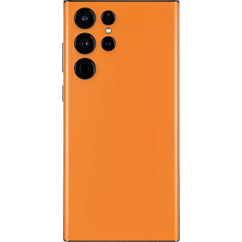 Orange Solid Galaxy S22 Ultra Skin
