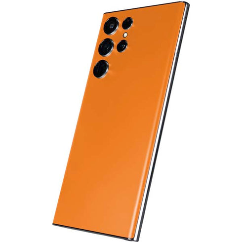 Orange Solid Galaxy S22 Ultra Skin