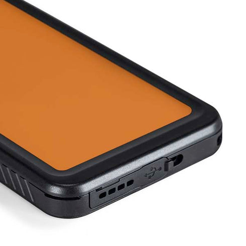 Orange Solid Galaxy S23 Plus Waterproof Case
