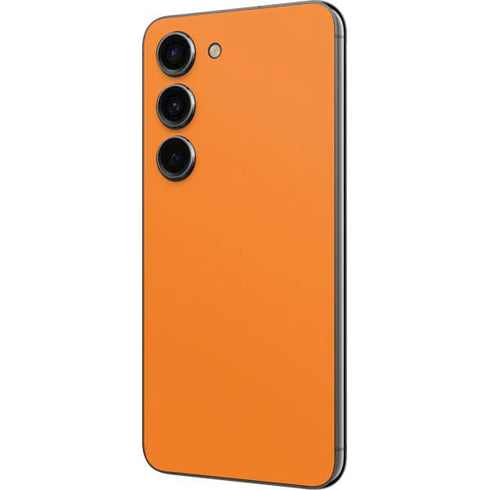 Orange Solid Galaxy S23 Skin