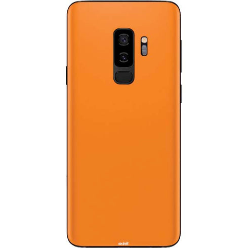 Orange Solid Galaxy S9 Plus Skin