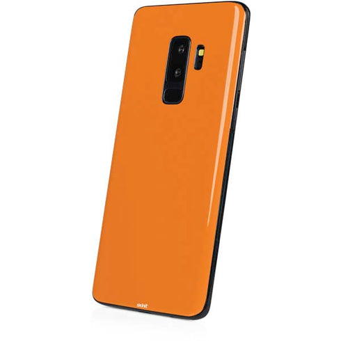 Orange Solid Galaxy S9 Plus Skin