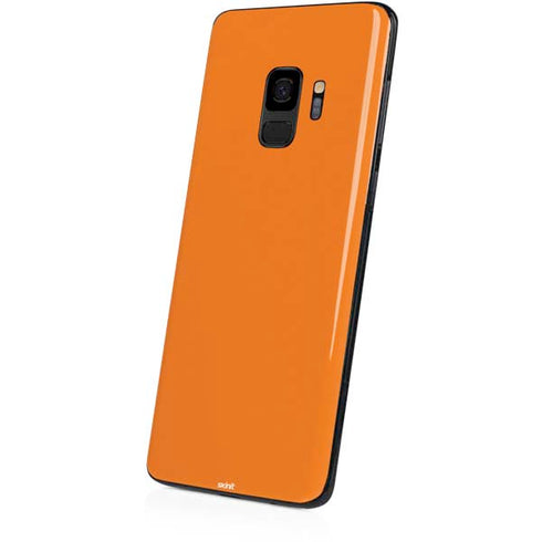 Orange Solid Galaxy S9 Skin