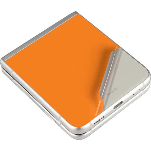 Orange Solid Galaxy Z Flip3 5G Skin