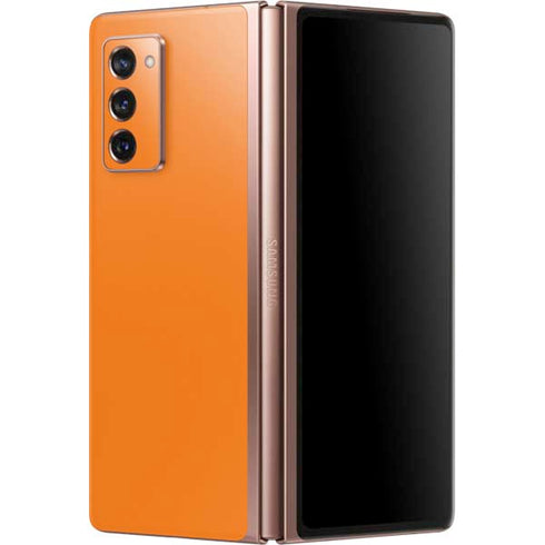 Orange Solid Galaxy Z Fold2 5G Skin