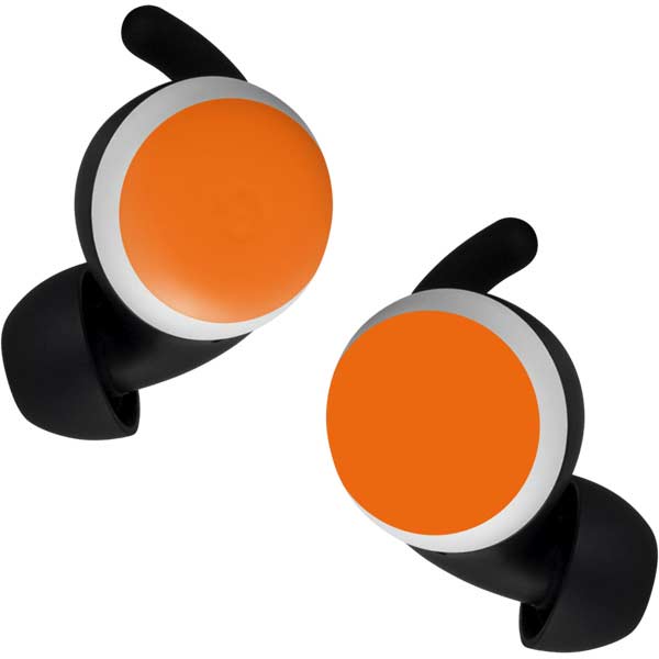 Wireless Earbuds Google Pixel Buds Skins Orange Solid Google Pixel