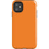 Orange Solid iPhone 11 Impact Case