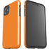 Orange Solid iPhone 11 Impact Case