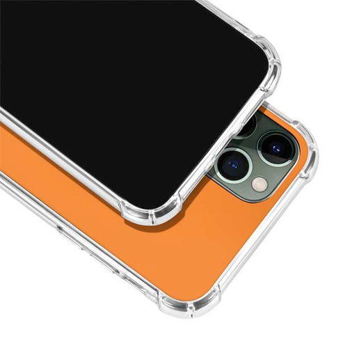 Orange iPhone 11 Pro Max Clear Case