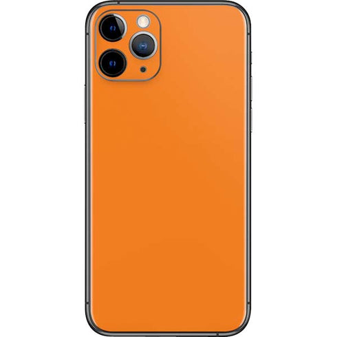 Orange Solid iPhone 11 Pro Skin