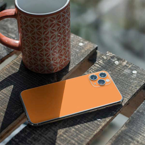 Orange Solid iPhone 11 Pro Skin