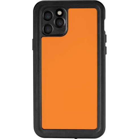 Orange Solid iPhone 11 Pro Waterproof Case