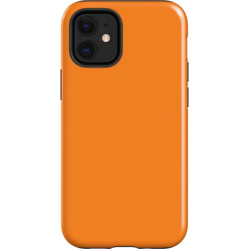 Orange Solid iPhone 12 Mini Impact Case