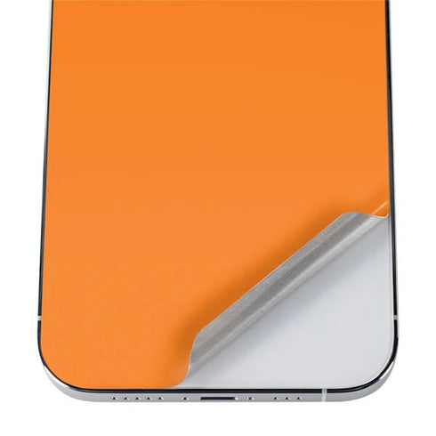 Orange Solid iPhone 12 Pro Max Skin