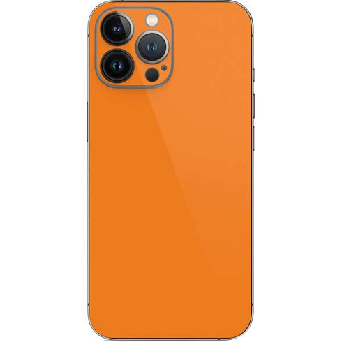 Orange Solid iPhone 13 Pro Max Skin