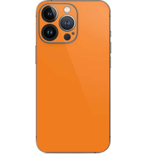Orange Solid iPhone 13 Pro Skin