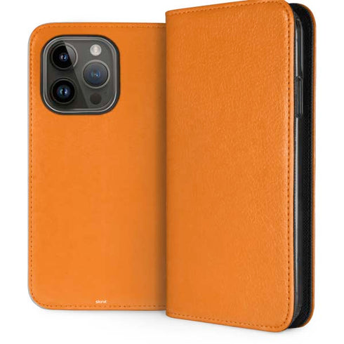 Orange Solid iPhone 14 Pro Folio Case