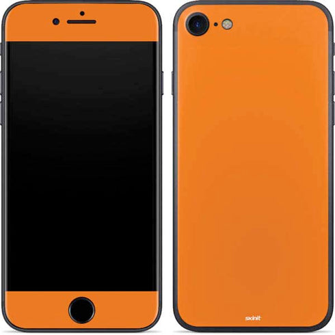 Orange Solid iPhone 7 Skin