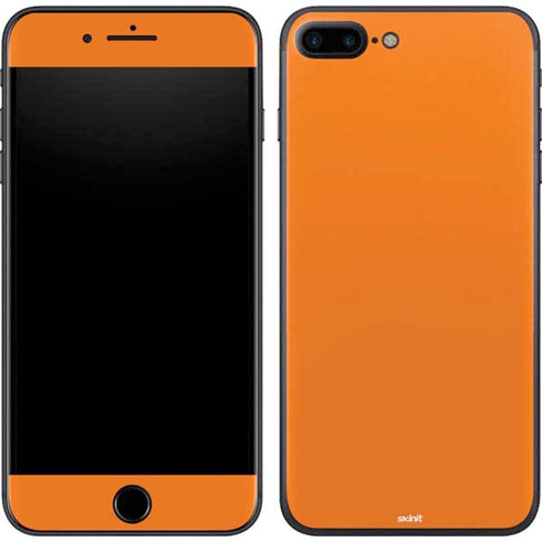 Orange Solid iPhone 8 Plus Skin