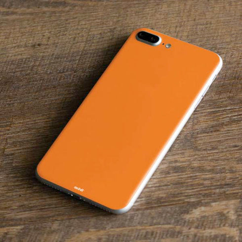 Orange Solid iPhone 8 Plus Skin