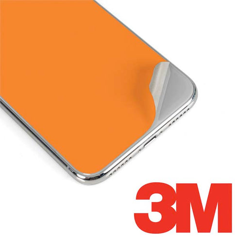 Orange Solid iPhone X Skin